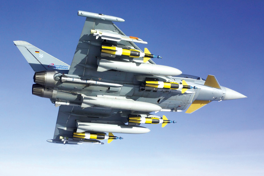 Cobham Missions Systems to add chaff and flare systems for Quadriga Tranche 4 Eurofighter Typhoon fleet.