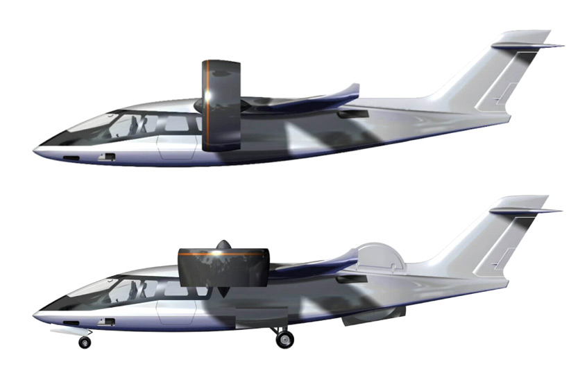 The TriFan 600 is being developed by XTI Aircraft to combine the performance of fixed-wing business aircraft with vertical takeoff and landing (VTOL) capability.