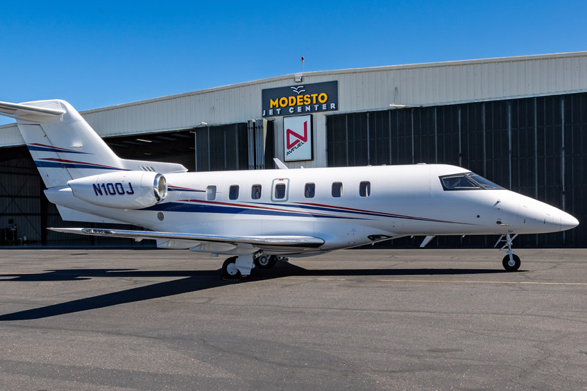 The PC-24 is based at Modesto City-County airport Harry Sham Field in California.