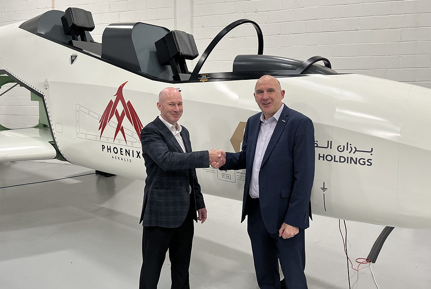 Mark Williams (Availability Director at Aeralis) and Nigel Yard (Head of Defence at Aerogility).