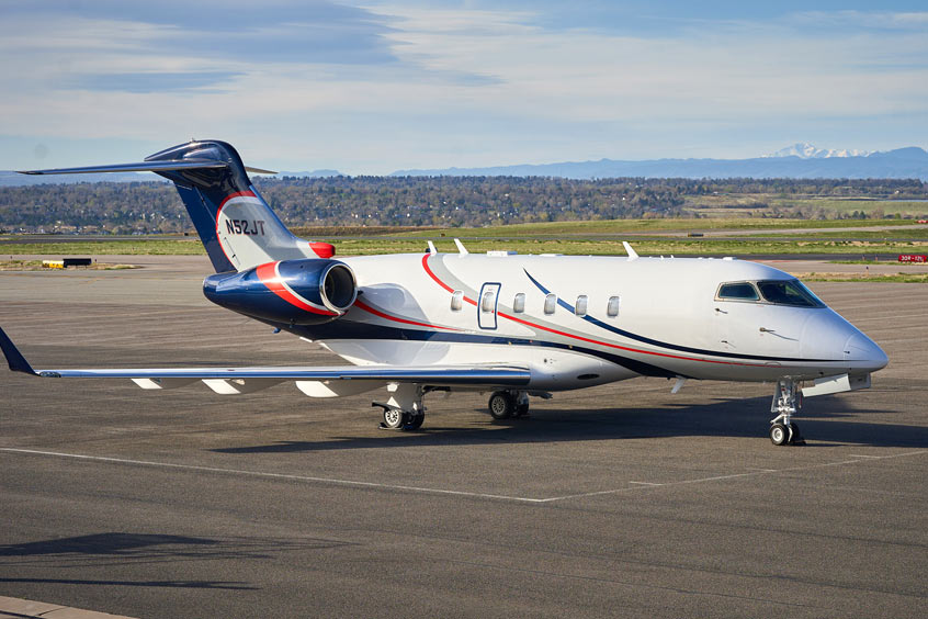 A Gogo Galileo HDX-equipped CL300.