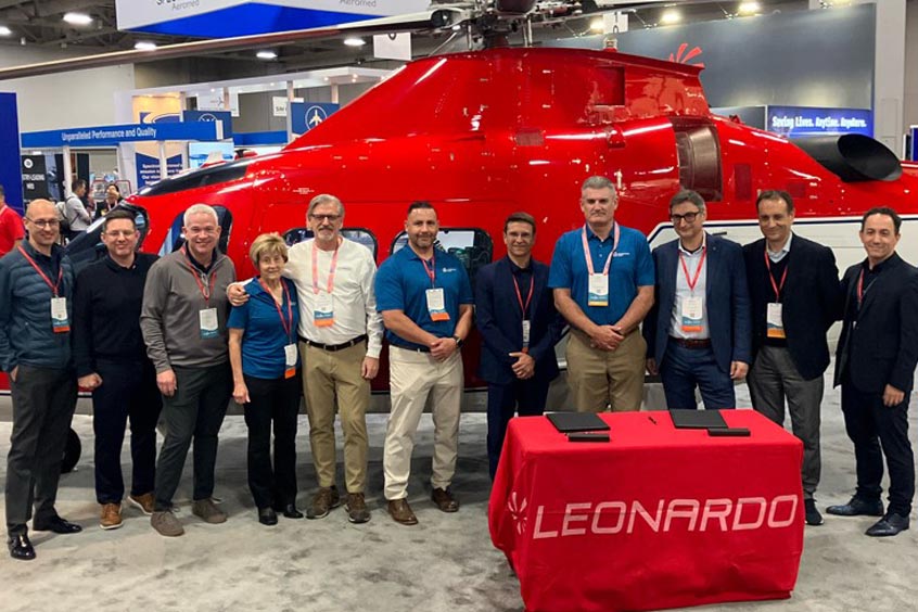 The deal was announced at this year's Air Medical Transport Conference (AMTC) in Salt Lake City, alongside Leonardo.