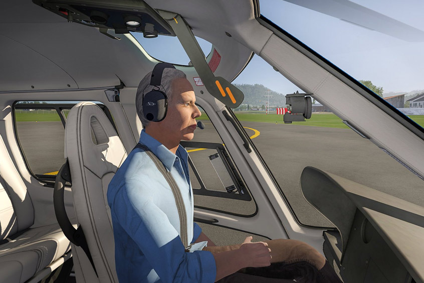 A virtual demonstration featuring Gerold Biner, legendary rescue pilot and former CEO of Air Zermatt, via LofTWIN.