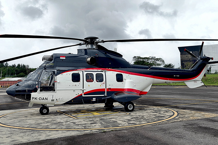 A Nomad Aviation Super Puma.