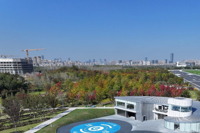 EHang’s UAM Hub in Hefei Luogang Central Park.