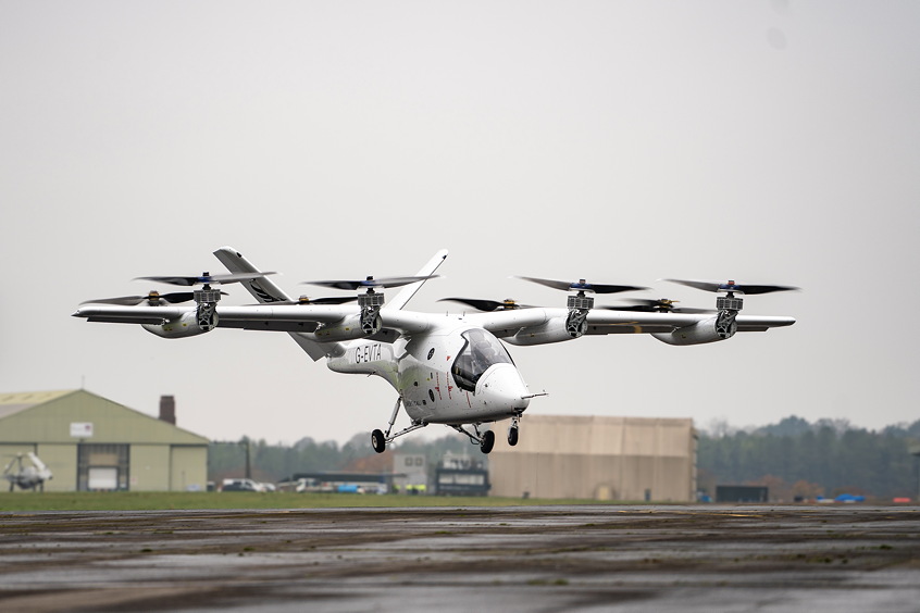 The VX4 during piloted, untethered testing.