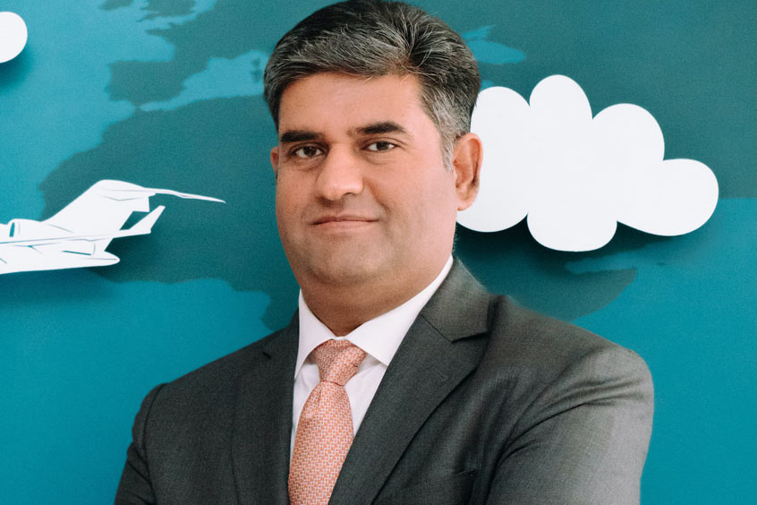 Paras Dhamecha, founder and managing director of Empire Aviation.