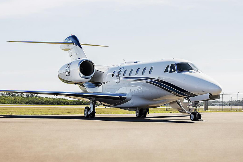 The Citation X has plenty of range.