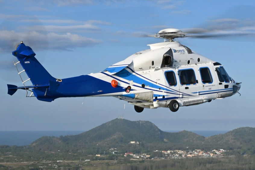 The Airbus H175 is designed for long-range missions and a variety of operations, including offshore crew change, law enforcement and search and rescue.