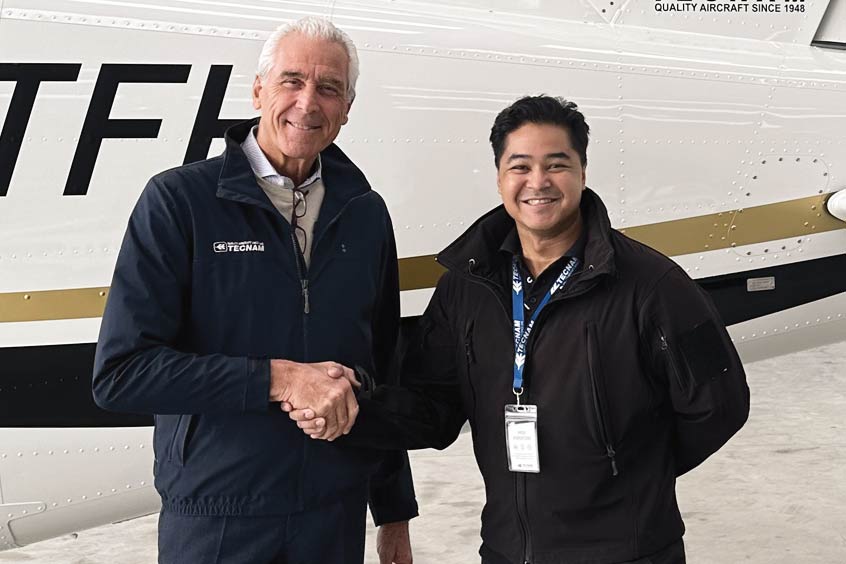 Roraima Airways Director of Aviation and Chief Pilot Gerald Gouveia Jr. flew one of the newly-acquired aircraft from Canada to the company's home base in Guyana.