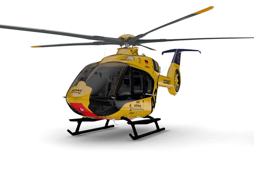 The three-tonne H140 is an emergency mission specialist.